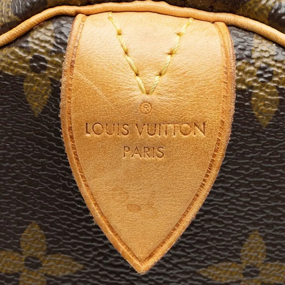 Louis Vuitton Monogram Canvas Speedy 30 Satchel - Picture 8 of 16